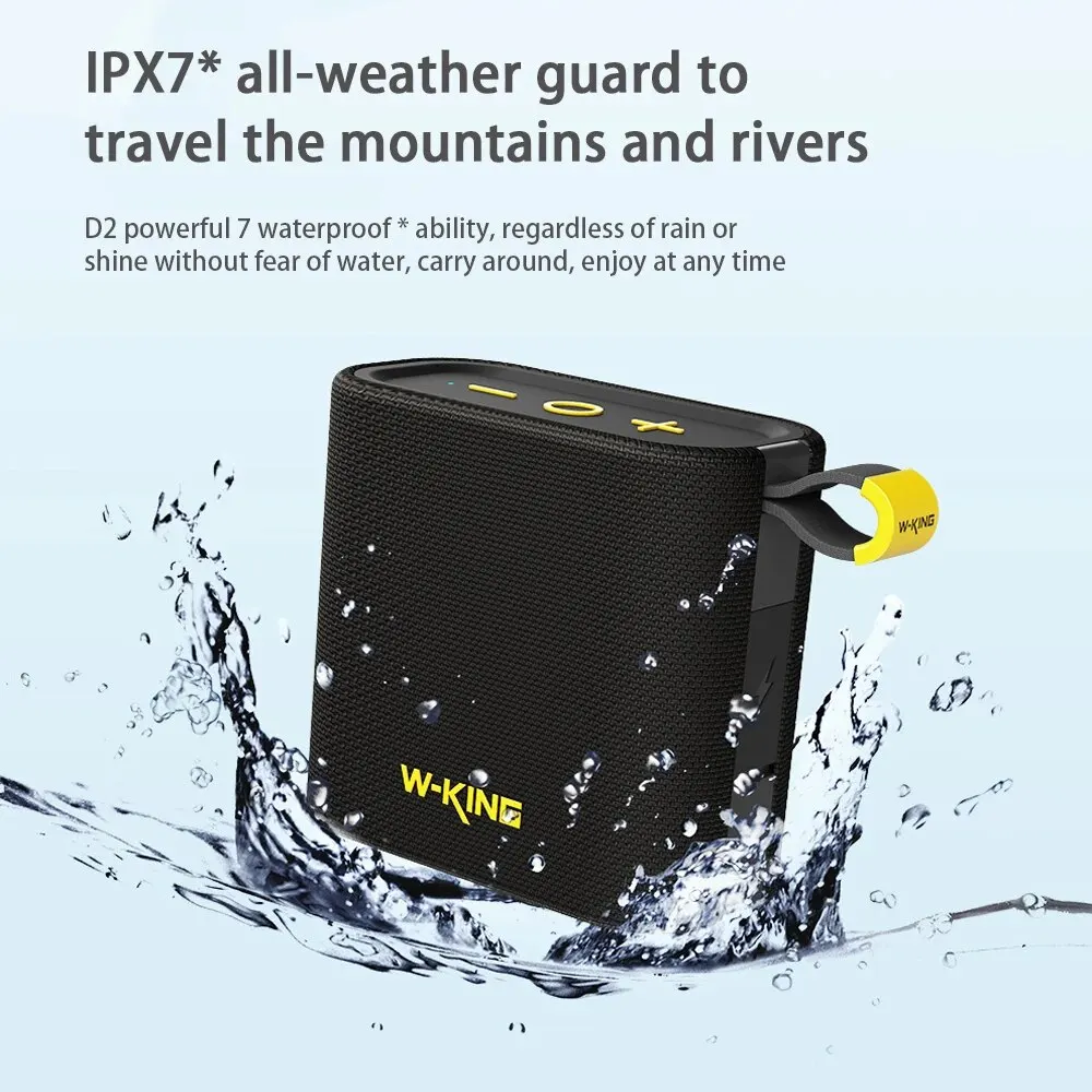 W-KING D2  Ŀ, ߿ , IPX7 , ̵ ̴ , FM , BT5.3 HD 