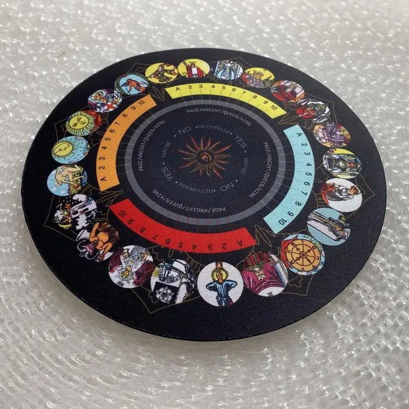 Pour Radiesthésie Débutants Tapis De Pendule, Tapis De Tarot D'autel, Tapis En Caoutchouc Pour Fournitures D'autel, Planche De Radiesthésie, Divination Tapis Caoutchouc Noir 22 Cm Pour Radiesthésie Débutants Tapis De Pendule, Tapis De Tarot D'autel, Tapis En Caoutchouc Pour Fournitures D'autel, Planche De Radiesthésie, Divination Tapis Caoutchouc Noir 22 Cm