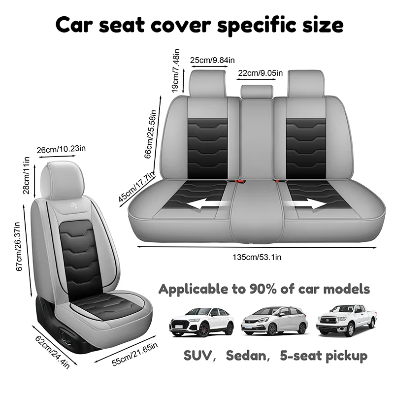 Universal Car Seat CoversCar seat covers, seat protectors, seat restorers, renew car interior, universal style fits all models 6