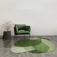 Irregular Living Room Decorative Carpet Simple Bedroom Geometric Mat Creative Model Room Non-slip Rug Household Sofa Casual Rugs 2