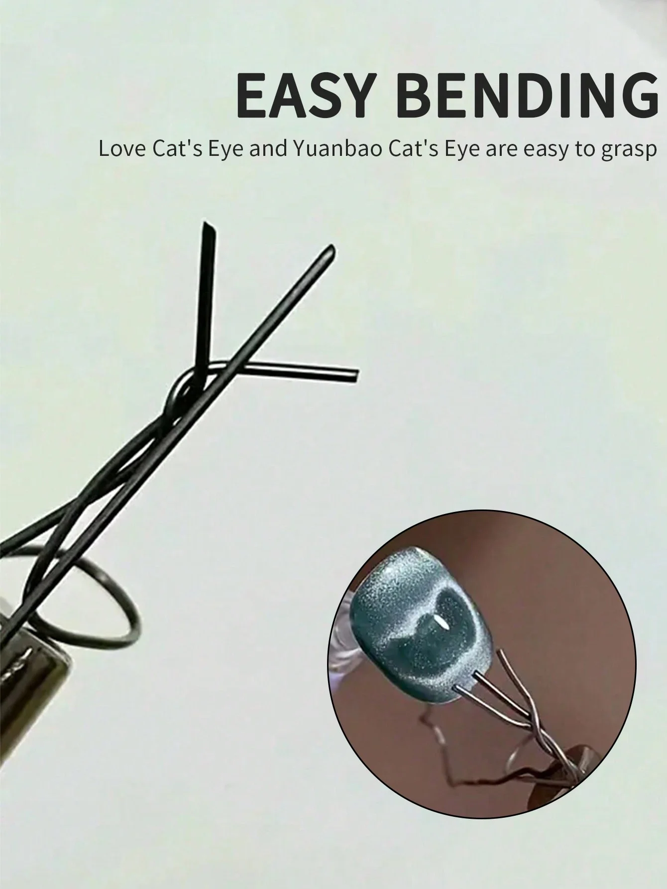 Magnetic Nail Art Tools 6Pcs Cat Eye Gel Nail Art Magnet Tool Set