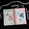 Mr. Paper, 4 Styles, 200cm/roll, PET Lace Bow Long Transparent Tape, Scrapbook Card Handmade Collage Decorative Sticker Tape 4