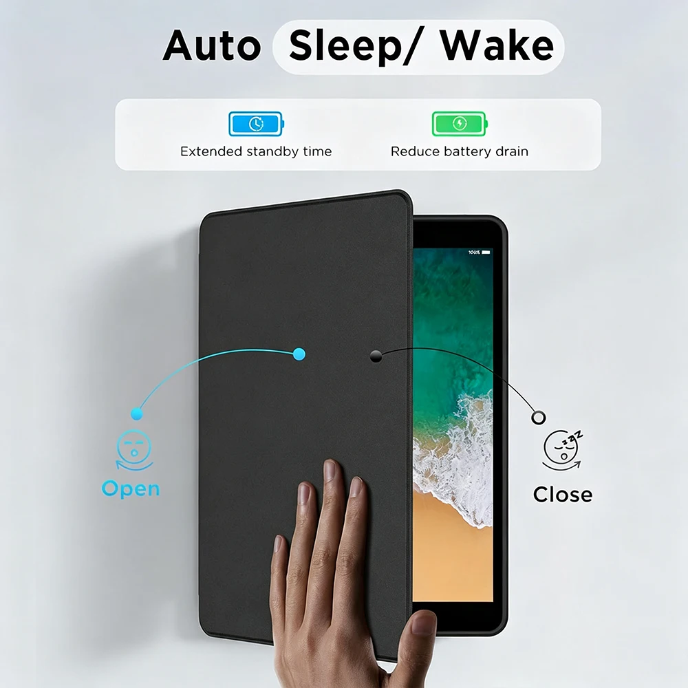 360° Rotating Smart Tablet Case, Premium Protection and Versatility