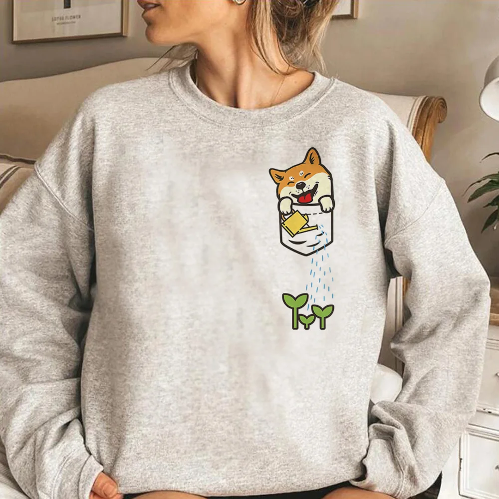 

Akita Inu hoodies women japanese streetwear long sleeve top aesthetic clothing female vintage sweater