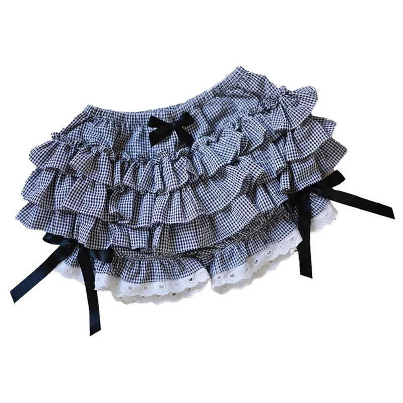 

Lolita Bloomers 2000s Women Kawaii Fairycore Frilly Lace Ruffle Pumpkin Shorts Vintage Gothic Knickers Victorian Underpants