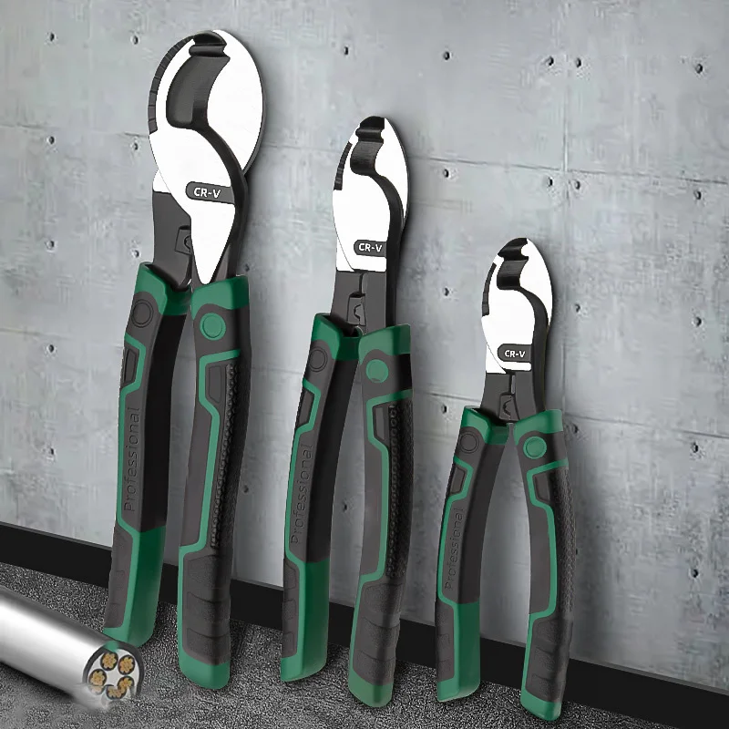 Description Picture 2 of itemElectrician Cable Cutter, Manual Wire Cutting Pliers, Wire Breaking Pliers, Wire Pressing Pliers, Industrial Grade Cable Cutter