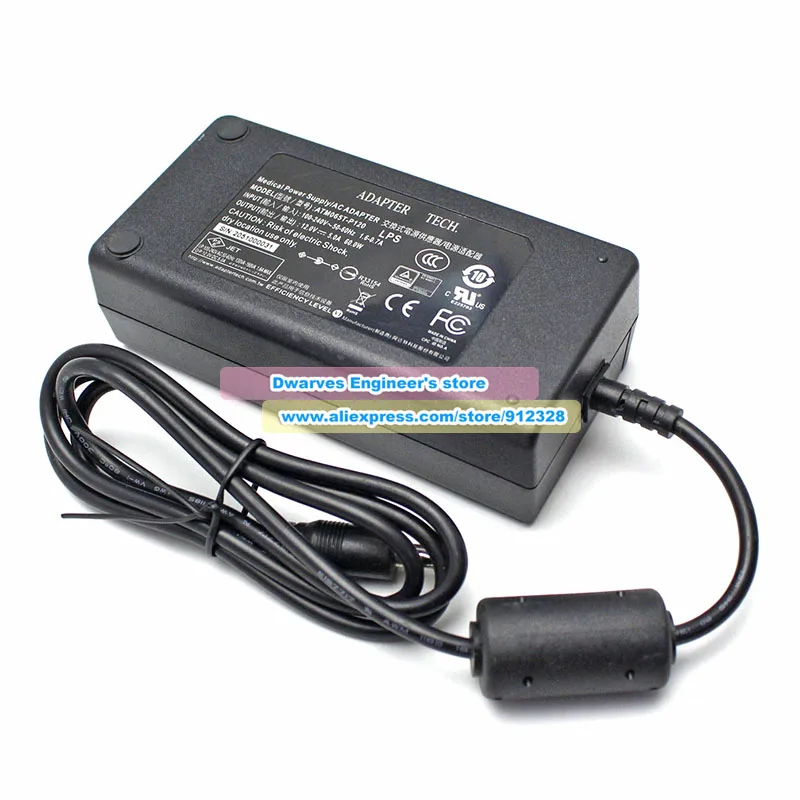 ATM065T-P120 12V 5A 60W AC 어댑터 ATS050T-A121 60W SN 2051000031 어댑터 기술 Neovo MD-2702 Medit i700 5.5x2.1mm용
