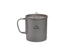 Widesea Titanium Camping Mug and Cookware Set (450mL)