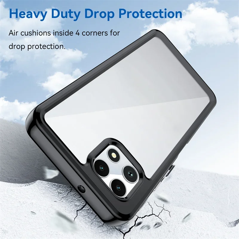 Transparent Colorful TPU Protective Phone Case - Clear Shell Cover