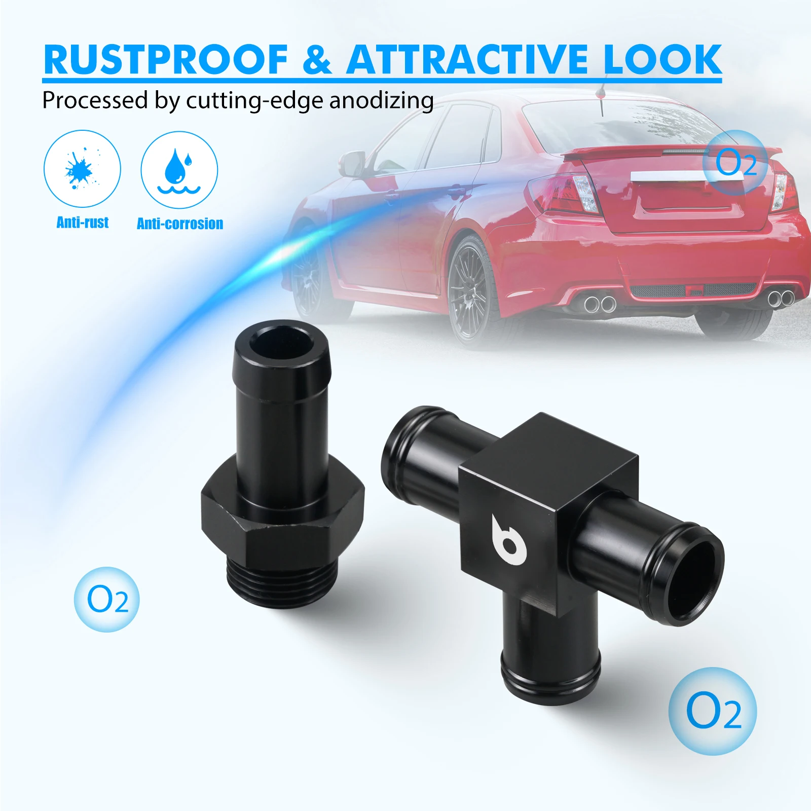 BEVINSEE Zylinder 4 Kühlungs-Mod-Kit für EJ20 EJ25 Motor, für Subaru WRX 02-14 STI 04-20 FXT 04-08 LGT 05-09 – Detail 5