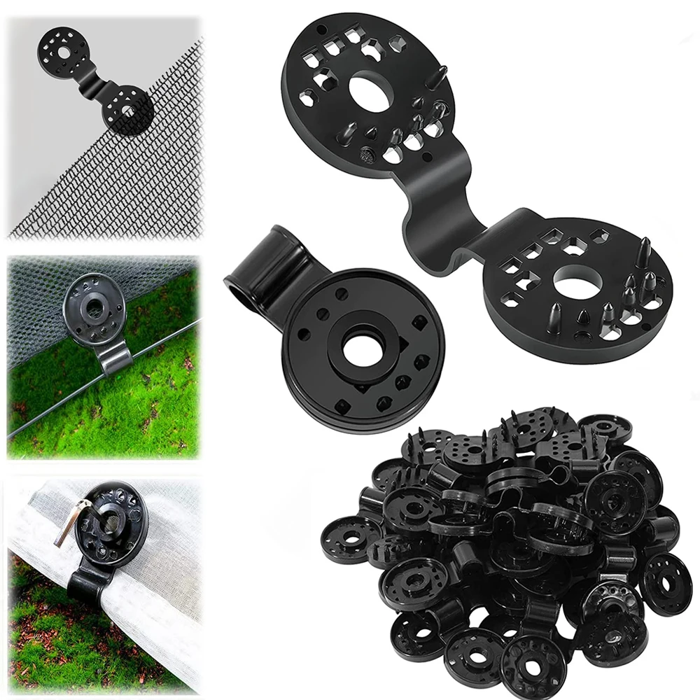 

C5 30-10Pcs Sun Shade Net Clip Sun shade Net Fixing Clip Cloth Fabric Fix Clamp Plastic Grommet Greenhouse Fence Netting Hook