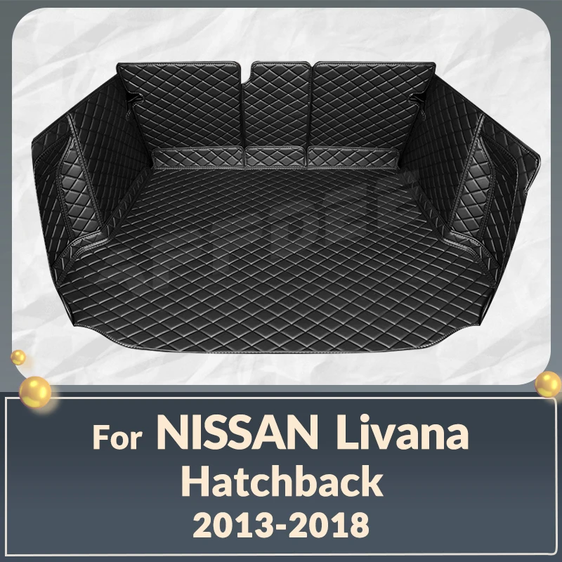 

Автомобильный коврик для багажника с полным покрытием для Nissan Livana Hatchback 2013-2018 17 16 15 14, защитная накладка для багажника автомобиля, аксессуары для защиты интерьера