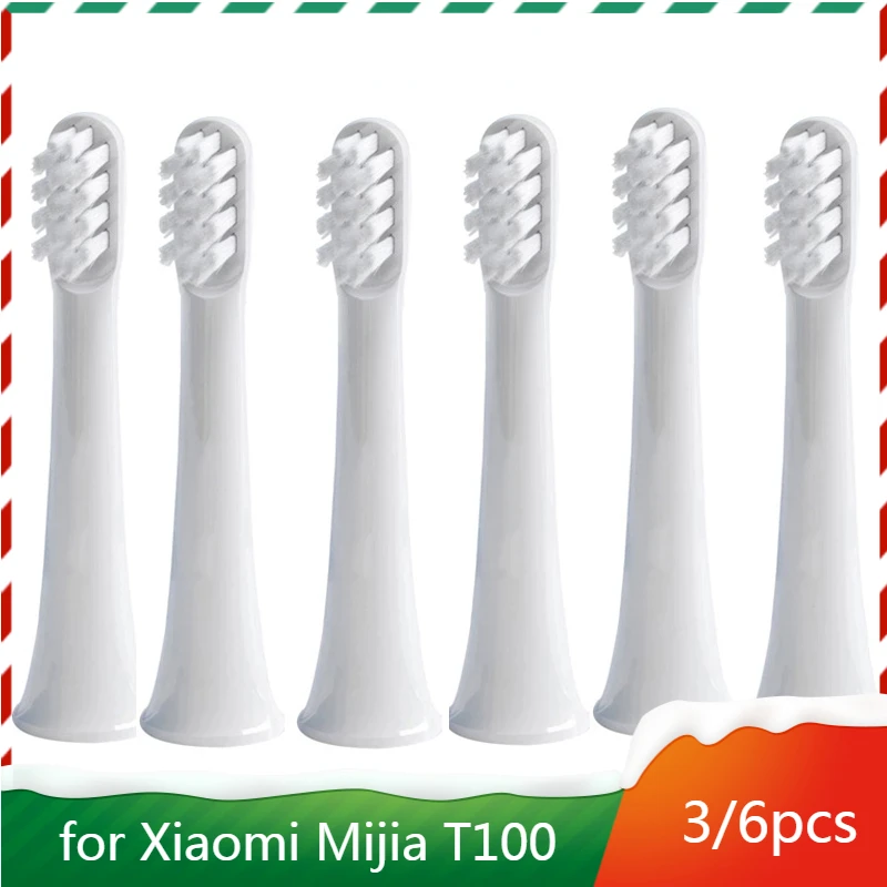 

Головки сменные для электрической зубной щетки Xiaomi Mijia T100, 3/6 шт.