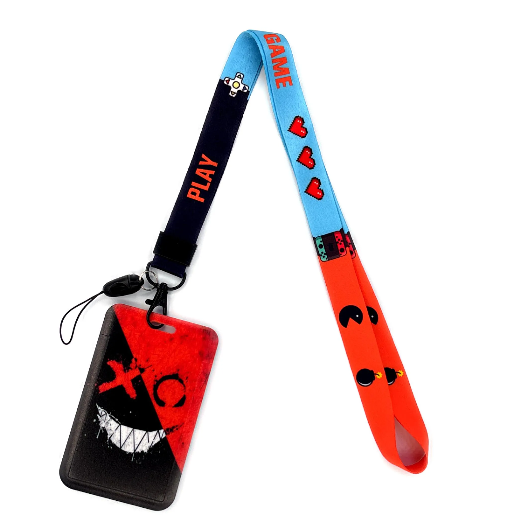 Versatile Card Holder Lanyard with Protective ID Badge and Credit Card Case