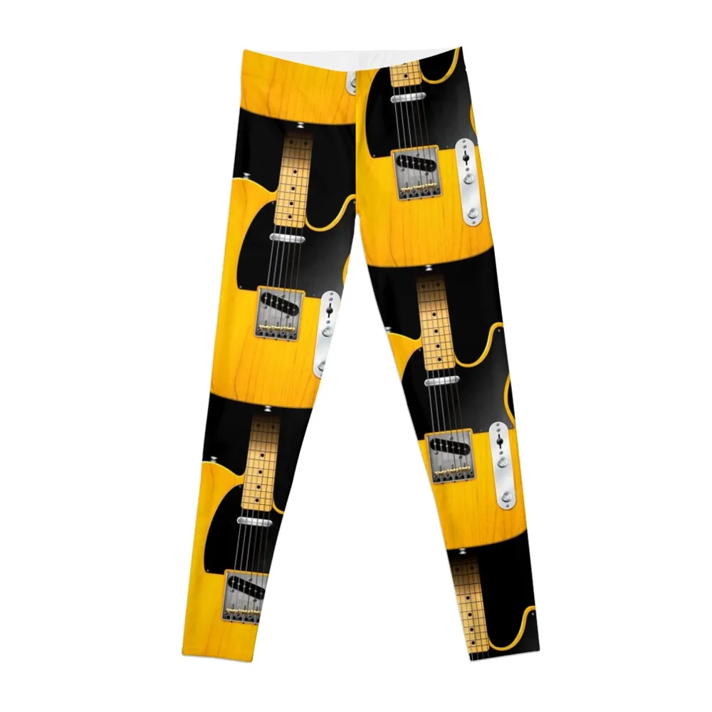

Electric Guitar Leggings jogging pants Women's high waist Womens Leggings