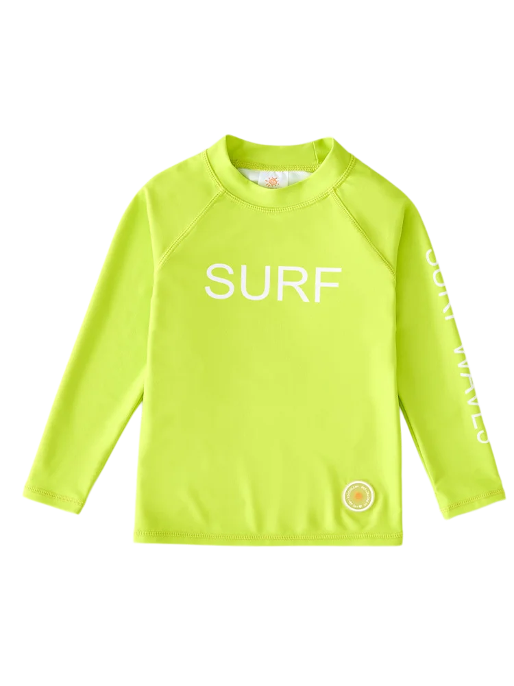 Swimming T Shirt Boy Girl Children's Swimwear UPF50 UV Protection Beach Bathing Suit Long Sleeve Swimsuit Top Kids Rashguard girls swimsuit