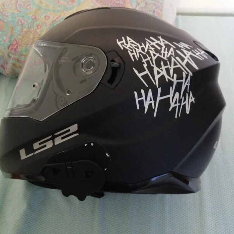 XY Funny motorcycle helmet sticker Reflective Type Motorbike Vinyl Waterproof  12cmx11cm