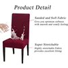 Waterproof Elastic Chair Cover for Dining Room Kitchen Wedding Hotel Banquet Restaurant Anti-dirty Seat Cover Housse De Chaise 5