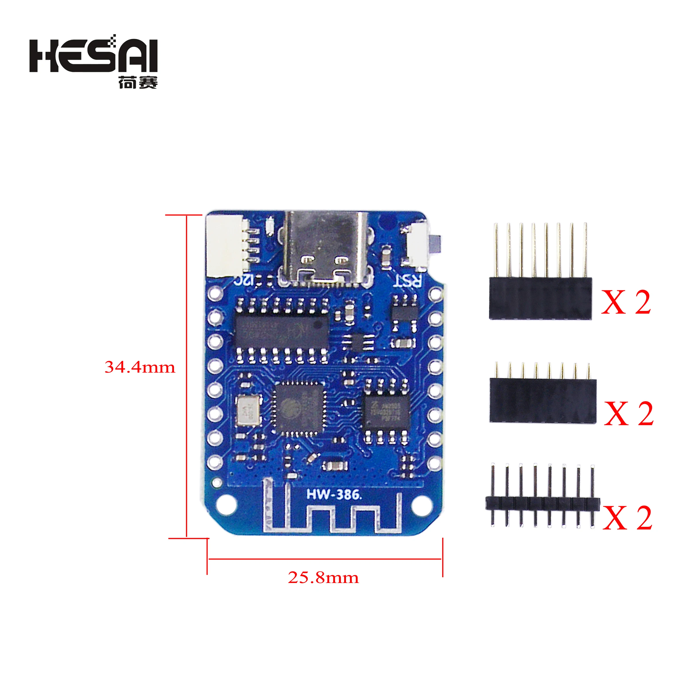 

WEMOS D1 Mini V4.0.0 TYPE-C USB WIFI Internet of Things Board based ESP8266 4MB MicroPython Nodemcu Arduino Compatible