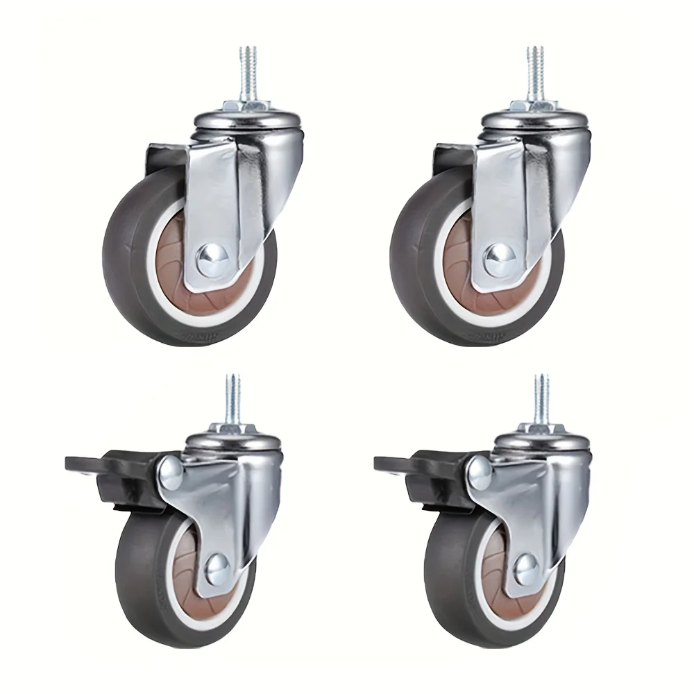 Roulettes Robustes/ Roues De Chariot Pour Meubles - Roues Robustes En Caoutchouc Roulettes Heavy Duty Roues De Transport 460 K