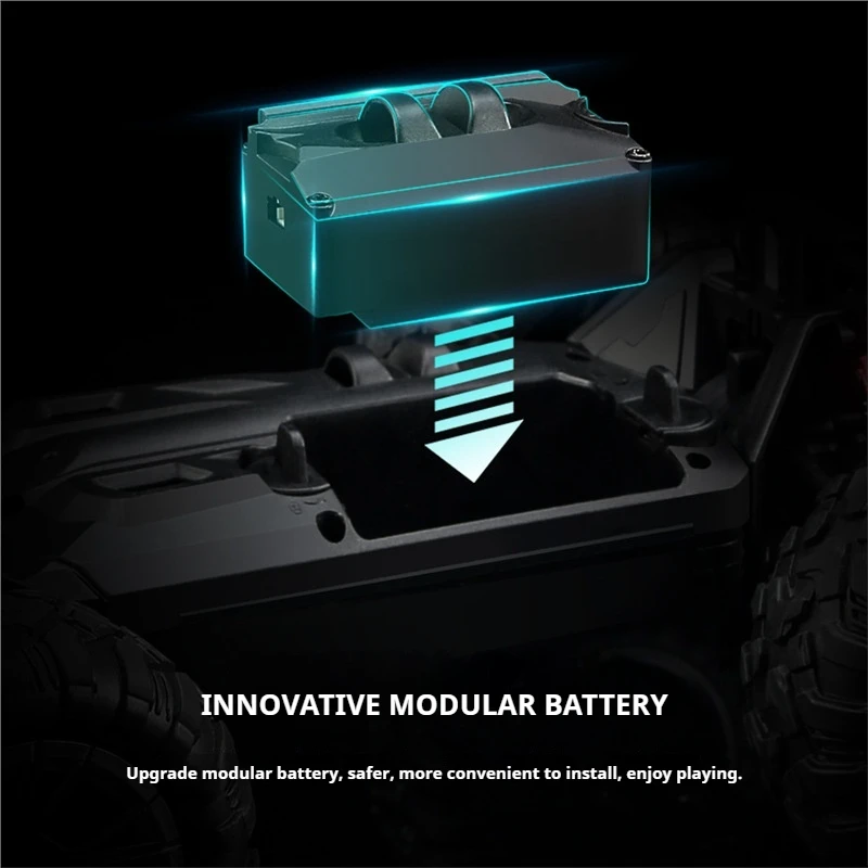 XLF RC Cars M601 High-Speed Car 1:16 Full-Scale 4WD RC Electric Off-Road Drift Model with Strong Torque Ideal Gift for Children 4