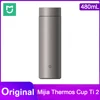 Xiaomi Mijia Thermos Cup Ti 2 480ml Pure Titanium Medical Material 6h Keep Warm Water Bottle No Harmful Vacuum Flask for Tea 1