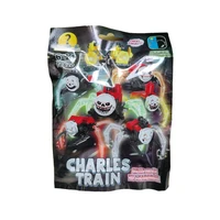 5pcs Random Spider Train Cartoon Monster Steam Trains Moc Game Building Blocks Choo-Choo Charles HorrorsBricks Toys for Children 2