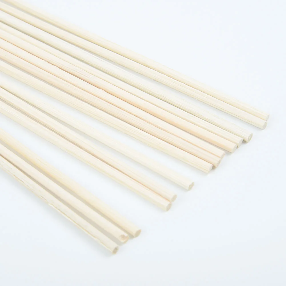 100pcs Wooden Oil Diffuser Stick Reed Fragrance Household Air Freshener Perfume Aromatherapy Incense Burner Accessory