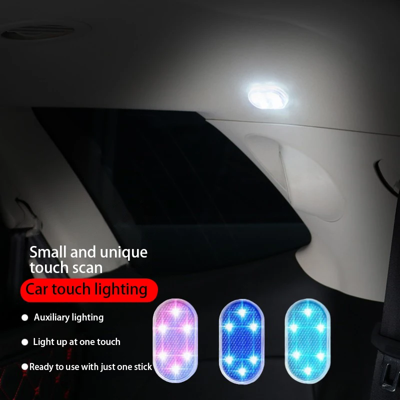 

Car Interior Lights Indoor Car Lighting Ceiling Lamp Night Touch Light Hand Reading Light Car Roof Magnets Reading Lamp
