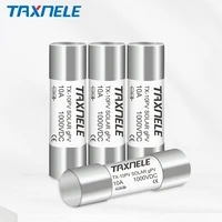 Fusibles solaires DC 1000V PV photovoltaïque 6A 10A 15A 20A 25A 30A 10*38MM haute tension pour système solaire Protection contre les courts-circuits gpV 2