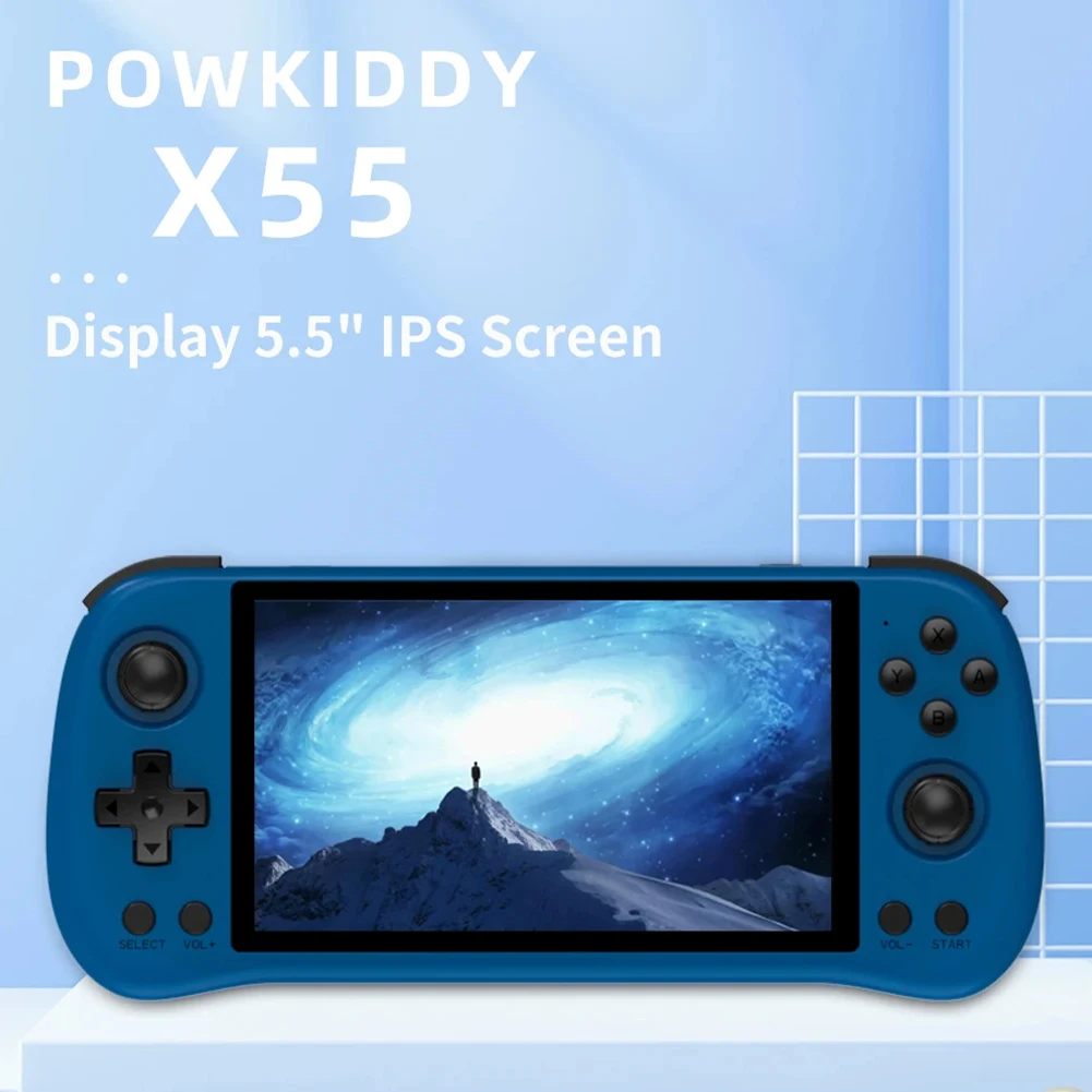 X55 Handheld Game Console Portable Handheld Video Games 4000mAh Rechargeable Battery Gaming Machine For Men Women