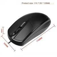 USB Optical Wired Mouse Laptop Home Office Mouse Anti Slip Roller 3D 1200DPI Game Mause Computer Accessories For PC Desktop 5