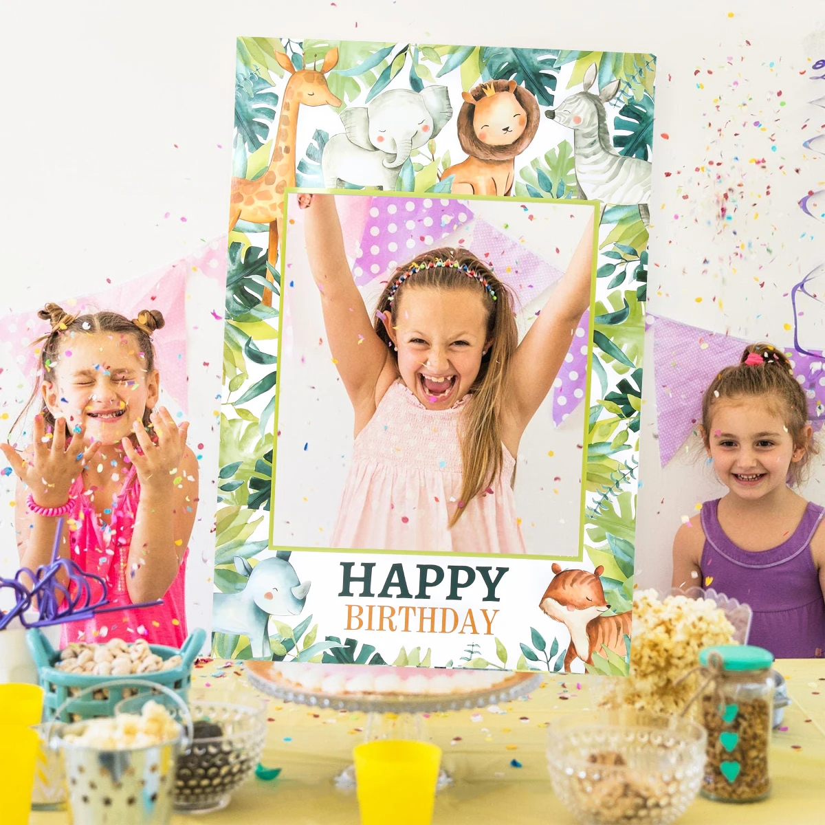 Frame Photo Prop Selfie Booth Picture Handheld Party Inflatable Holiday Giant Paper Wall Display Wedding Birthday Party Supplies photo frame