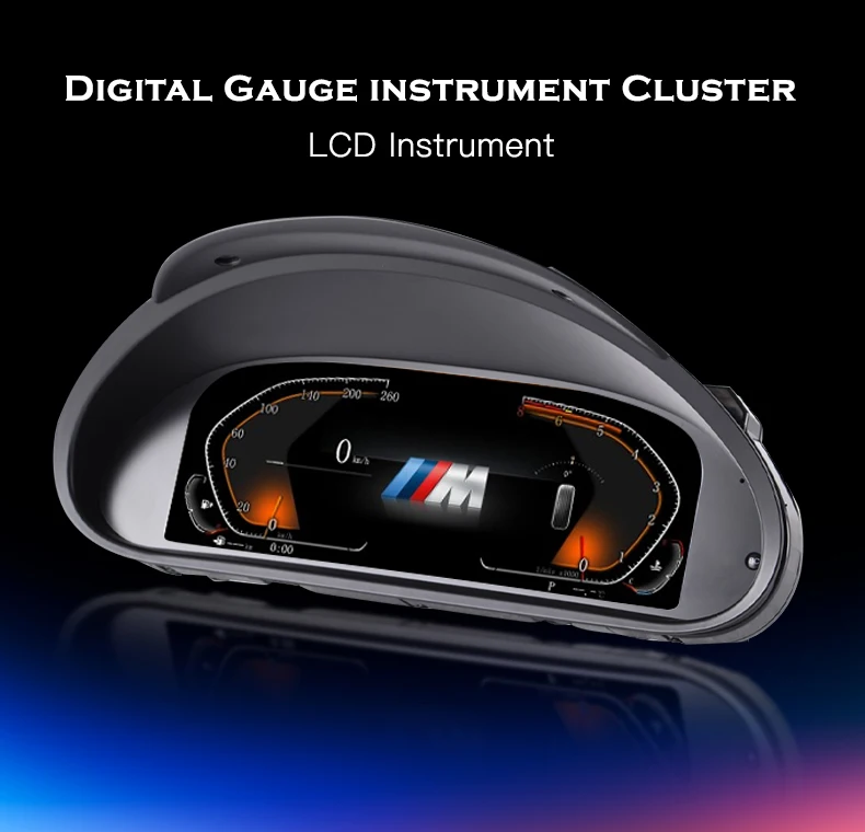 Panel de Instrumentos Digital para BMW E46 1999-2004, Panel de Instrumentos Virtual, Velocímetro, Compatible con CarPlay, Plug and Play 3