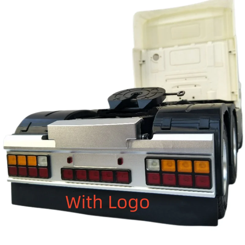 Rear Bumper Lamp CNC LED Tail Light for 1/14 Tamiya RC Truck SCANIA Actros MAN VOLVO Trailer Tractor Tamiya Degree DIY Parts 3