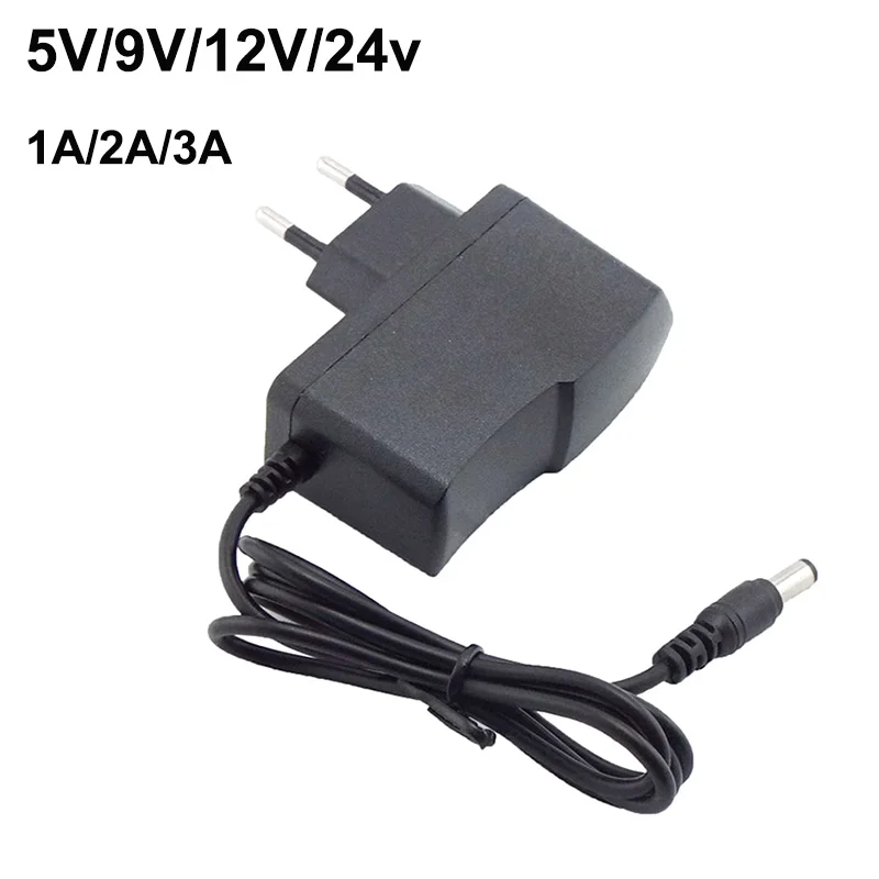 AC 110v 240V DC 5V 9V 12V 24V 1A 2A 3A 3000ma 1000ma 전원 공급 장치 어댑터 변압기 벽 충전기 플러그 led 스트립 빛
