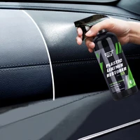 Plastic Leather Restorer Interior Detailer HGKJ S3 Polish Back To Black Gloss Plastic Leather Renovator Conditioner Cleaning 1