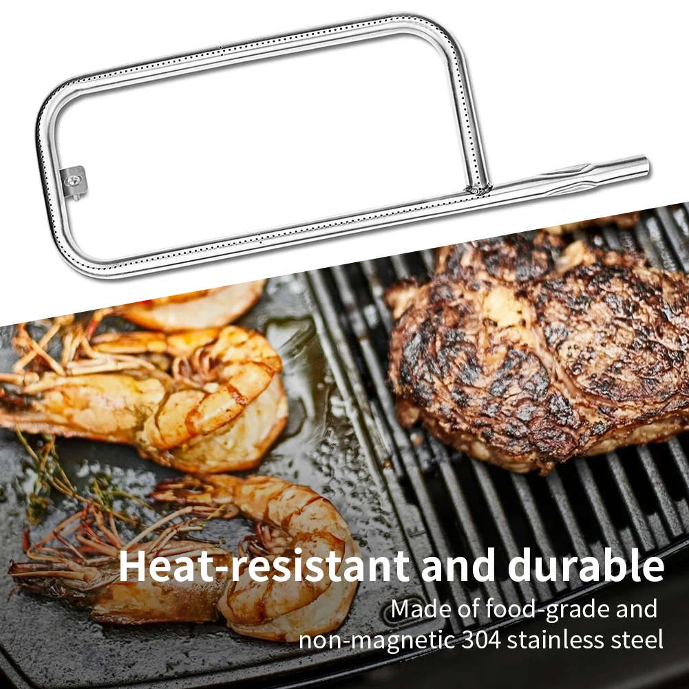 Grill Burner Tube Replacement 304 Stainless Steel Heating Element Top Heat for Weber Q100