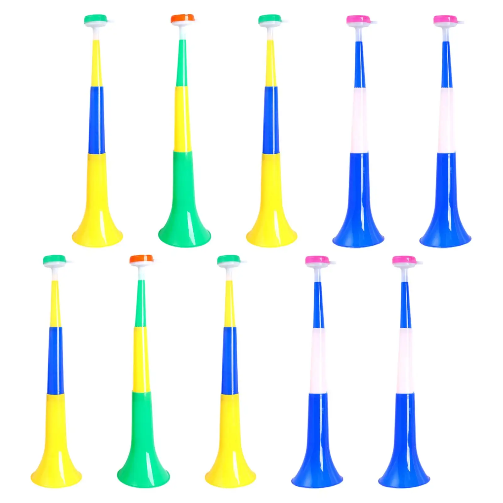10Pcs Stadium Horns Atmosphere Props for Games Party Graduation Accessories