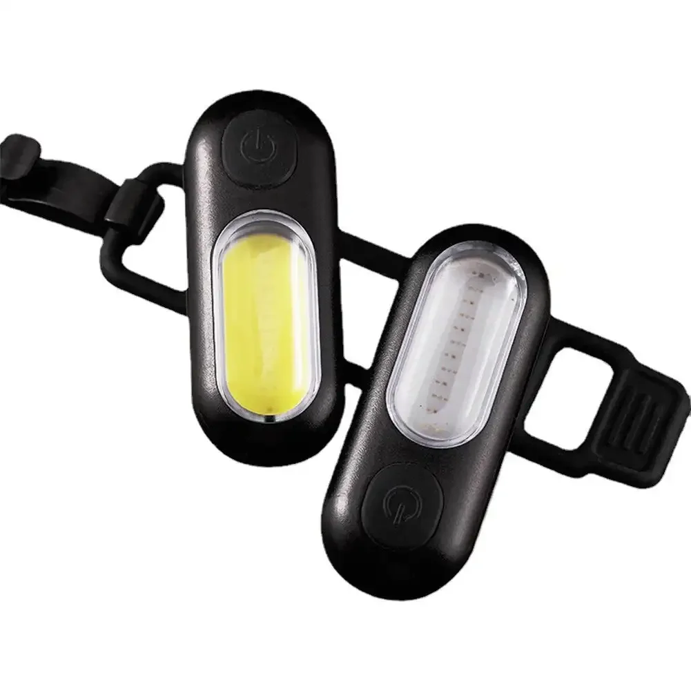 Bicycle Rear Light COB Led Tail Light USB Rechargeable Ultralight Cycling Light Warning Rainproof 5 Model Light Bike Accessories