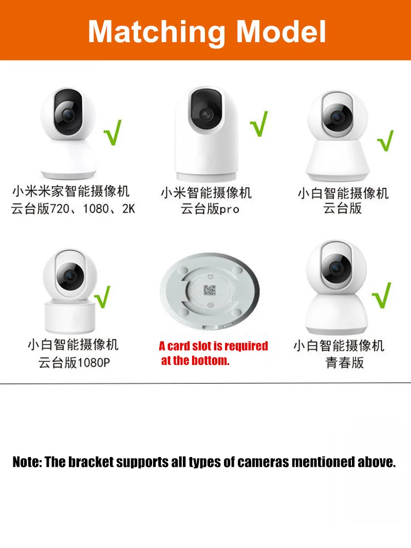 42cm Multifunction CCTV Camera Holder Stand Wall Bracket For Xiaomi Wifi Cam Home Security Surveillance IP Camera Baby Monitor