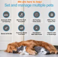 NEW Smart Microchip RFID Pet Feeder Bowl For Cats Dog And Multi Pets Homes Intelligent Automatic Timed Cat Food Dispenser 5