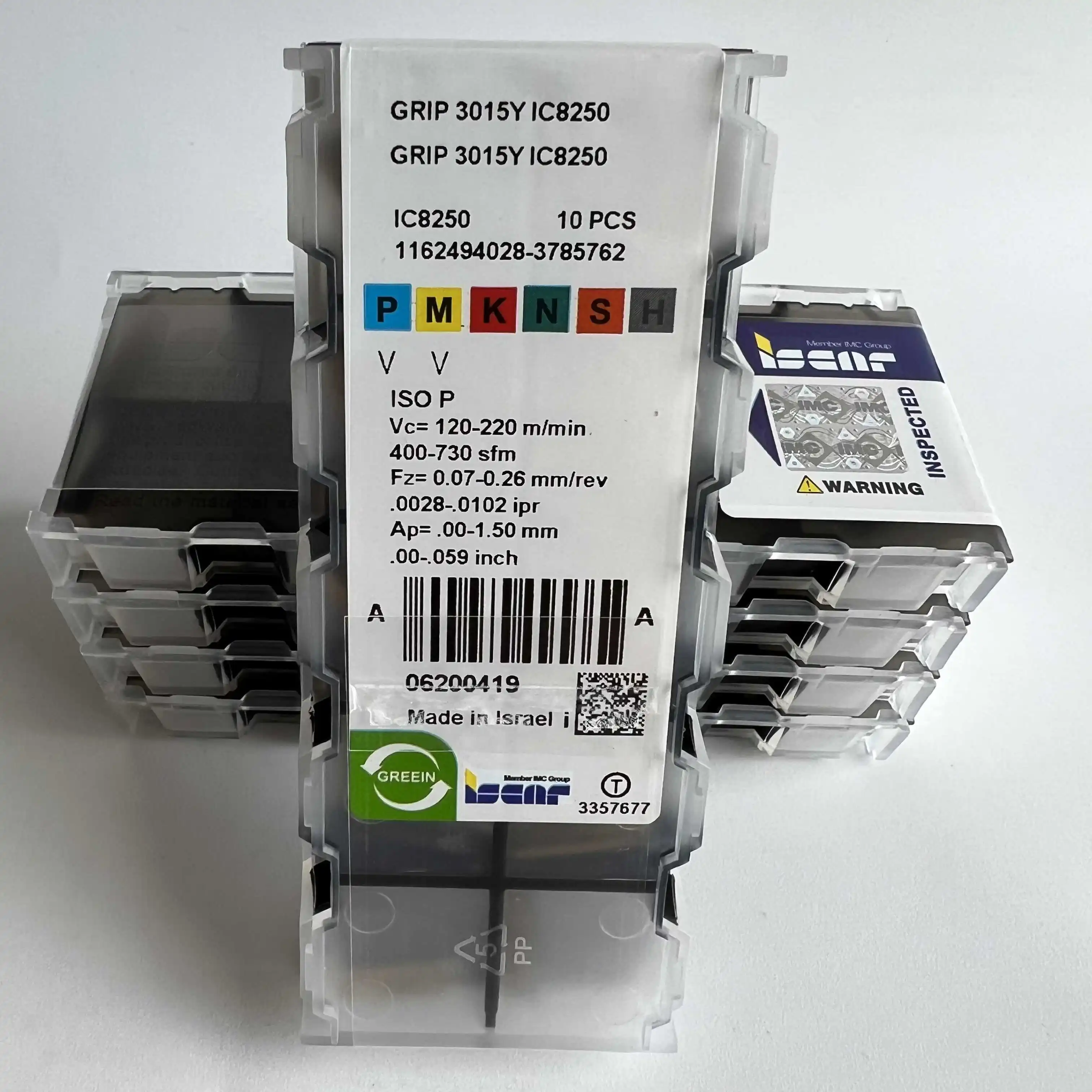 

ISCAR / GRIP3015Y IC8250 /Carbide inserts 10Pcs