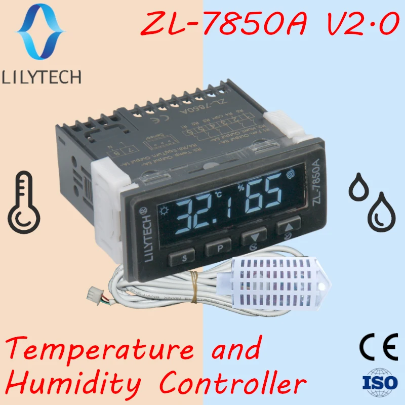 ZL-7850A, Incubator, Multifunctional Automatic Incubator, Humidity Temperature Controller, Hygrostat Thermostat, lilytech