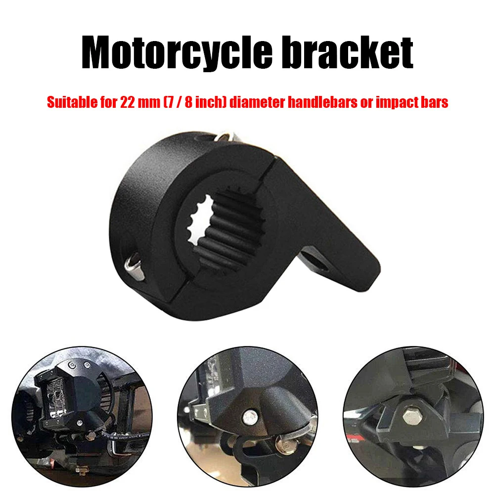 Motorcycle Rubber Frame Bumper Clamps Protection Pad Modified