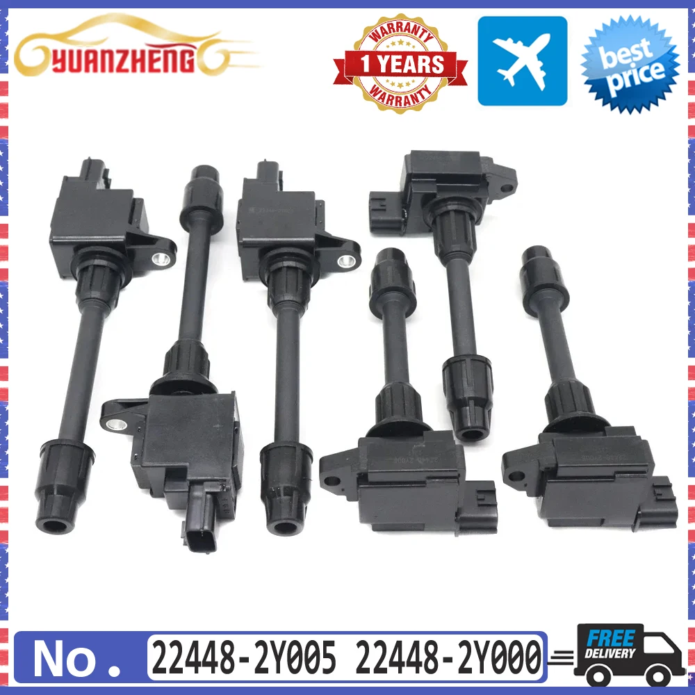 

Новинка 22448-2Y005 22448-2Y000 Катушка зажигания для автомобиля Nissan Maxima Infiniti I30 3.0L V6 2000 2001 224482Y005 224482Y000