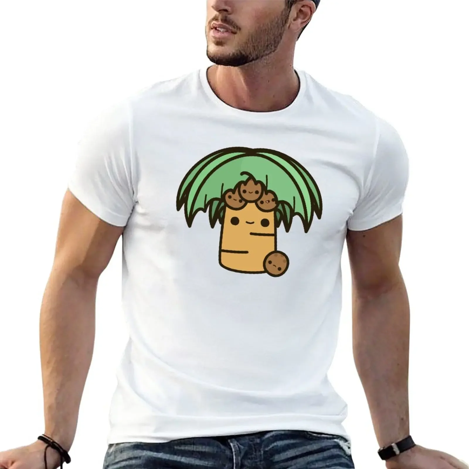 

Palm tree with coconuts T-Shirt tees sports fans t shirt men