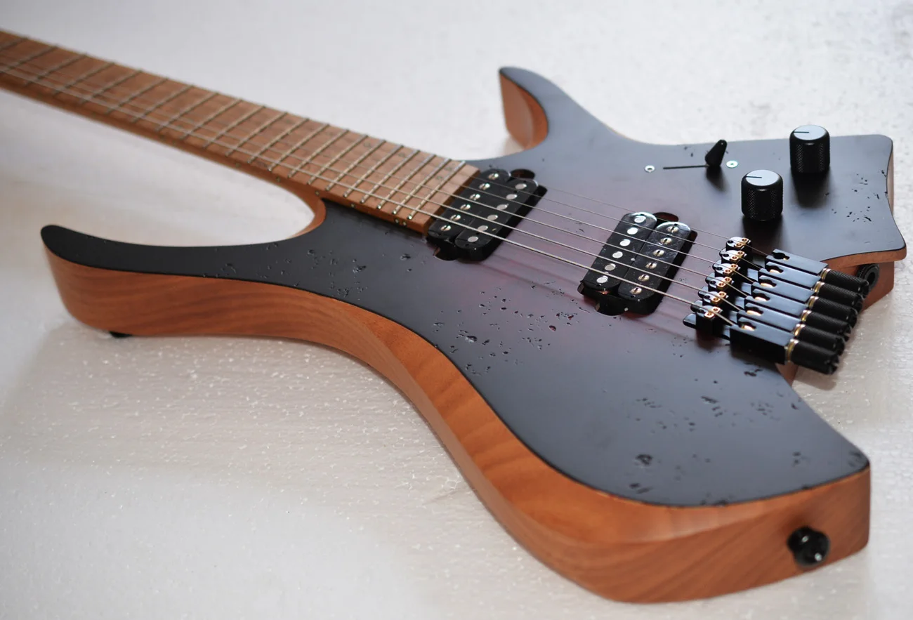 NKguitar ファンドフレット ヘッドレスギター NkGuitar-フレットヘッドレスエレキギター,ファンドフレット