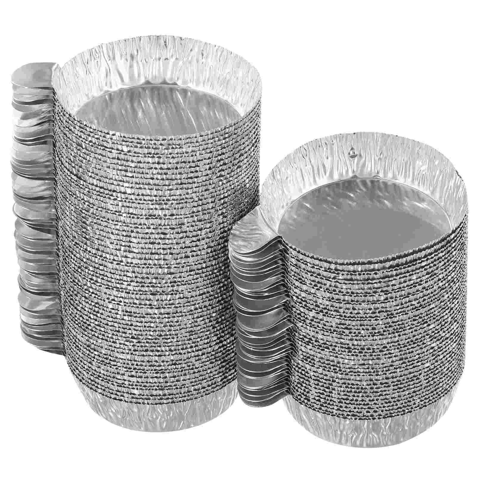 

200 Pcs Liquid Weighing Pan Small Food Containers Sample Tray Aluminum Foil Plate Trays Laboratory Equipment