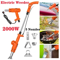 Electric Weed Burner 2000W Garden Weed Killer Thermal Weeding Stick Hot Air Weed Torch Kitchen Lighter BBQ Igniter Weeder Tool 1